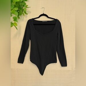 Black Long sleeve Bodysuit
